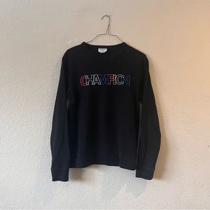 Champion | Men’s Black Crew Neck